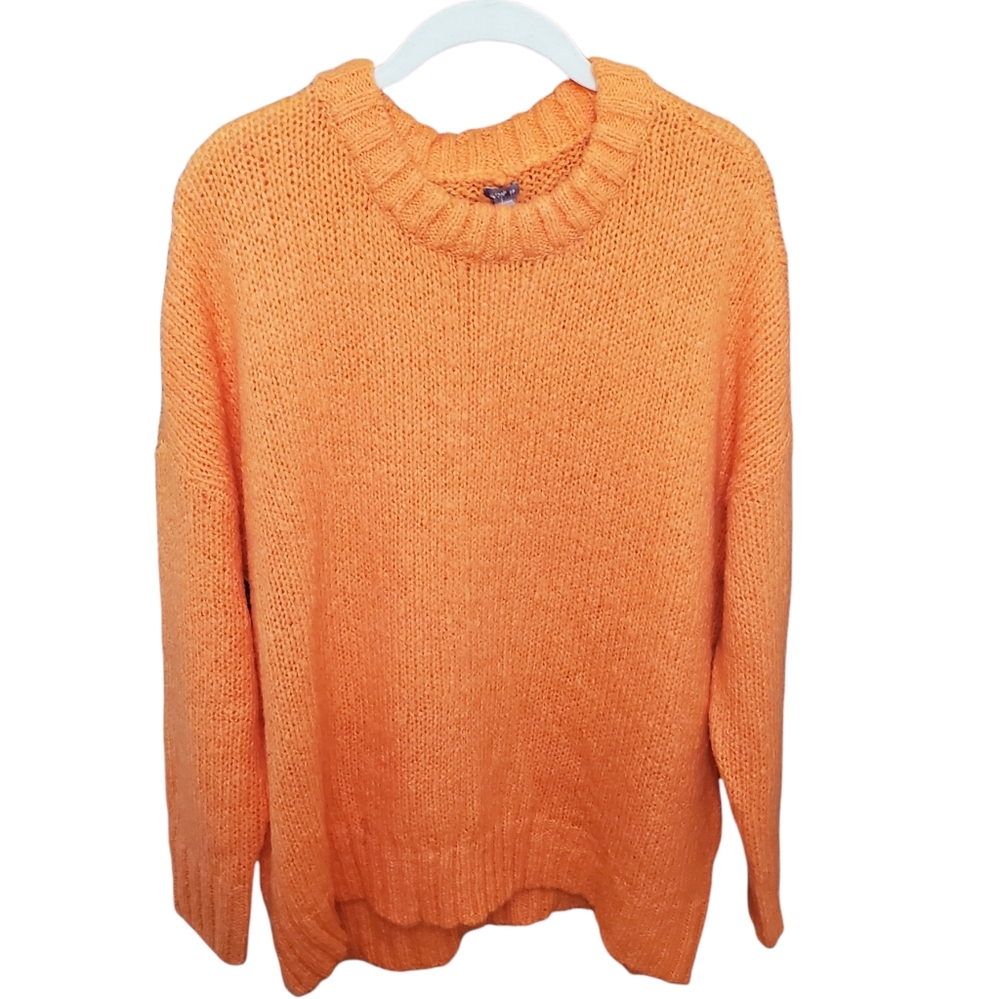 aerie Wool Alpaca Oversized Crewneck Sweater S